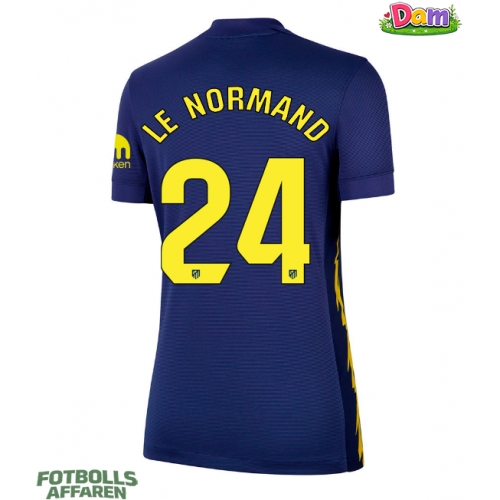 Atletico Madrid Robin Le Normand #24 Bortatröja Kvinnor 2025-26 Kortärmad